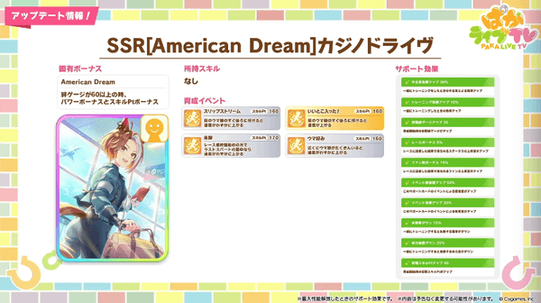 【ウマ娘】「カジノドライブ」って無凸と1凸の差ってあるん？